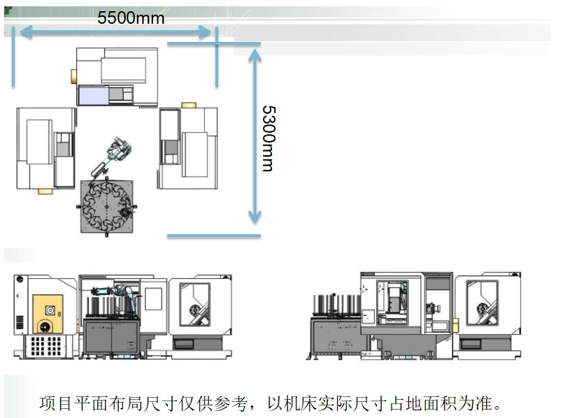 [自動化夾具案例分享]法蘭加工機床上下料機器人/機械手  自動化生產線 自動化夾具 自動上下料 第4張