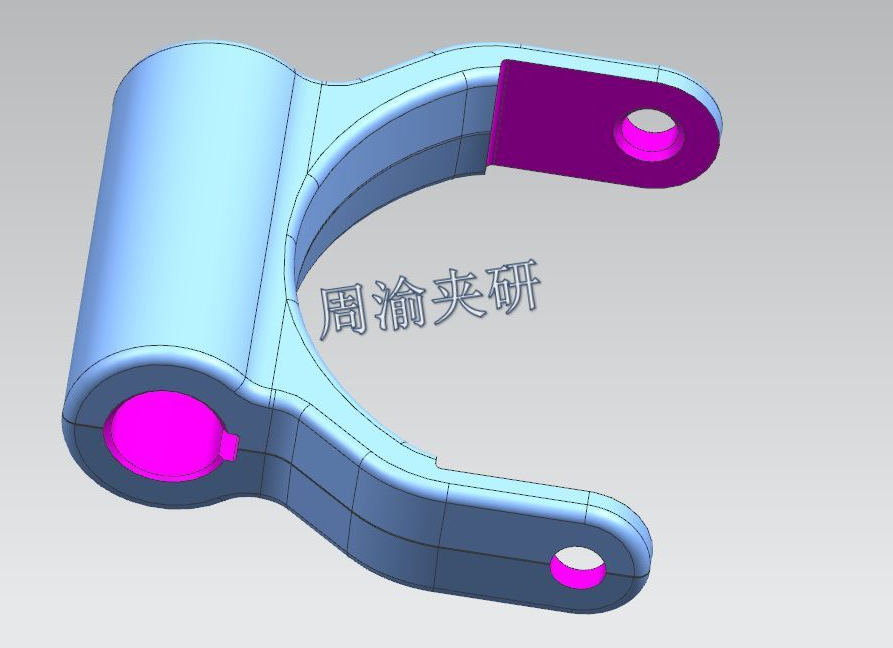 [夾研外包設計案例]臥加手動夾具  手動夾具 臥加夾具 第2張